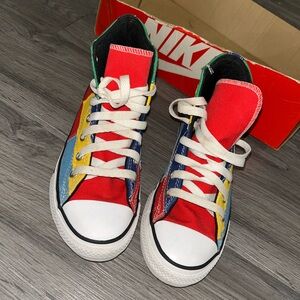 Colorful High-Top Converse All Star Sneakers